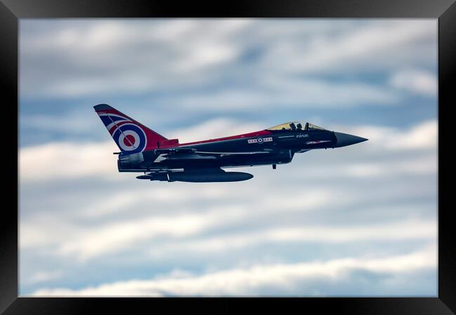 RAF Blackjack Typhoon Framed Print by Derek Beattie