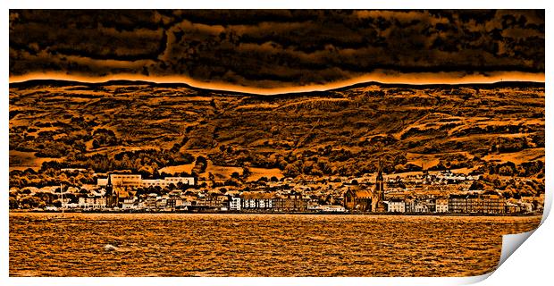 Largs, Scotland (abstract) Print by Allan Durward Photography