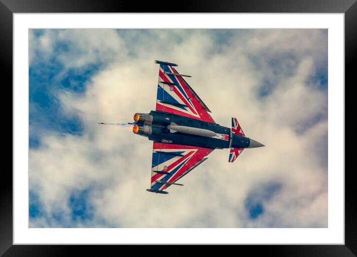 RAF Blackjack Typhoon Framed Mounted Print by Derek Beattie