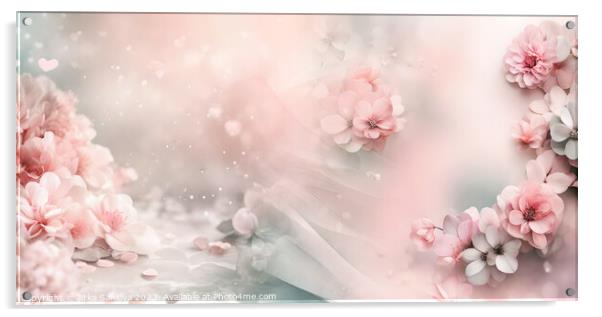 Romantic floral dream  Acrylic by Jitka Saniova