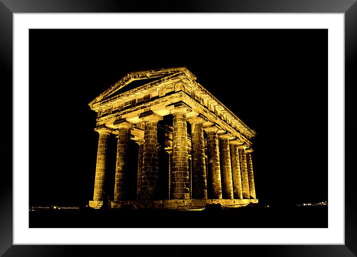 Penshaw Monument Framed Mounted Print by Northeast Images