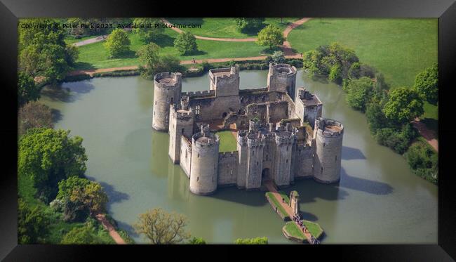 Bodiam Castle Framed Print by Peter Park