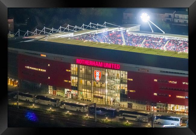 Rotherham United FC Framed Print by Apollo Aerial Photography