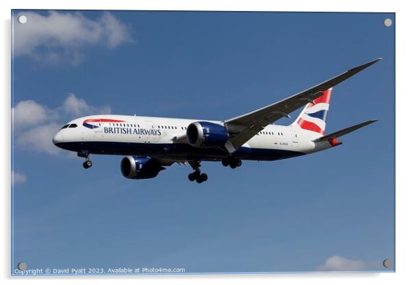 British Airways Boeing 787 Acrylic by David Pyatt