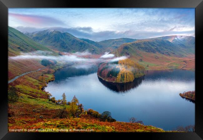 Haweswater in the Lake DIstrict Framed Print by geoff shoults