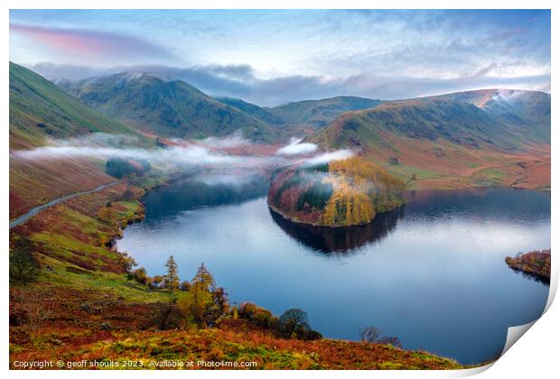 Haweswater in the Lake DIstrict Print by geoff shoults