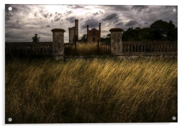 Haverholme Priory 2 Acrylic by Steven Shea