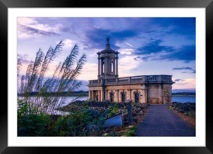Normanton Church Rutland 4 Framed Mounted Print by Helkoryo Photography