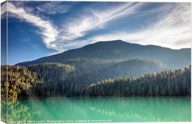 Cheakamus Lake tranquility in Whistler Canvas Print by Pierre Leclerc Photography
