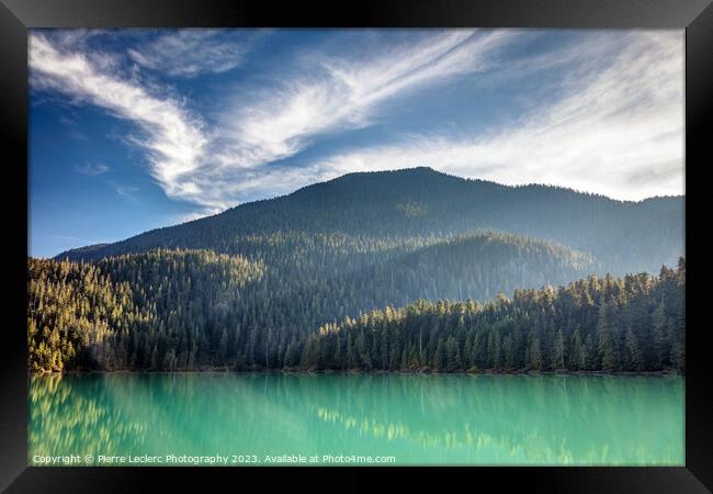 Cheakamus Lake tranquility in Whistler Framed Print by Pierre Leclerc Photography