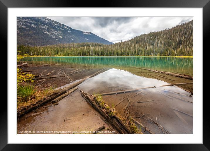 Pristine Lake Wilderness Framed Mounted Print by Pierre Leclerc Photography