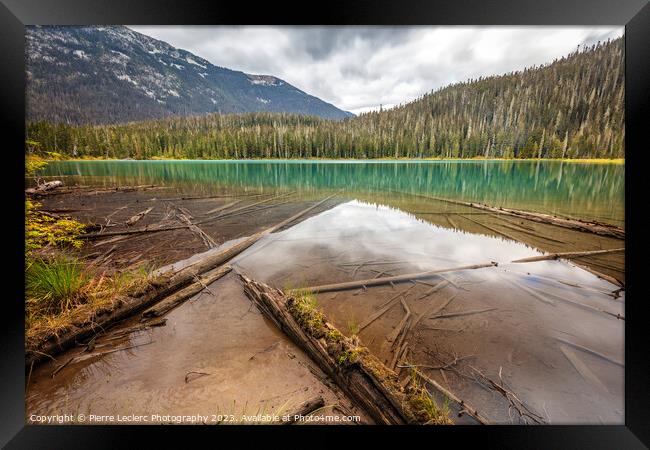 Pristine Lake Wilderness Framed Print by Pierre Leclerc Photography