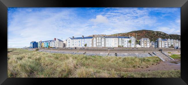 Hotels on Barmouth promenade Framed Print by Jason Wells