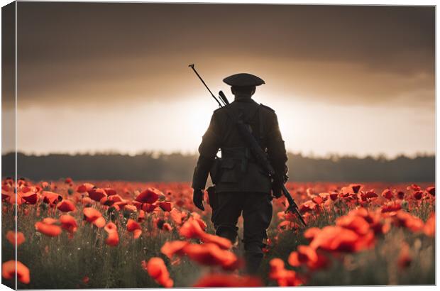 We Will Remember Them Canvas Print by Picture Wizard