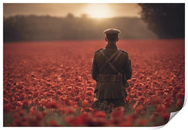 We Will Remember Them Print by Picture Wizard