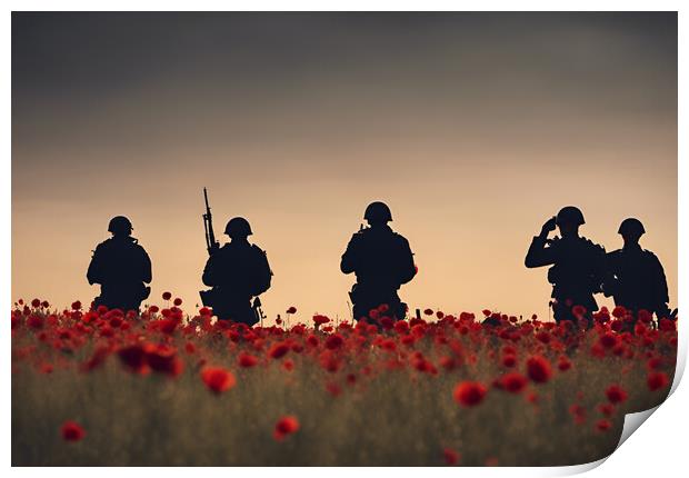 We Will Remember Them Print by Picture Wizard