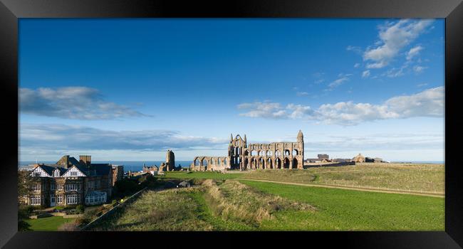 Whitby Abbey Framed Print by Apollo Aerial Photography