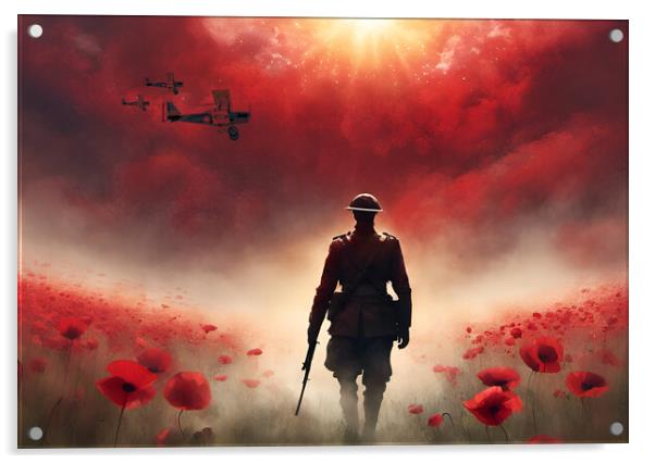 WW1 Mission Acrylic by J Biggadike