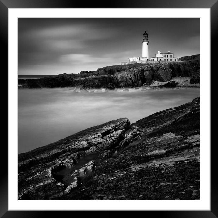 Rua Reidh Lighthouse I Framed Mounted Print by Dave Bowman