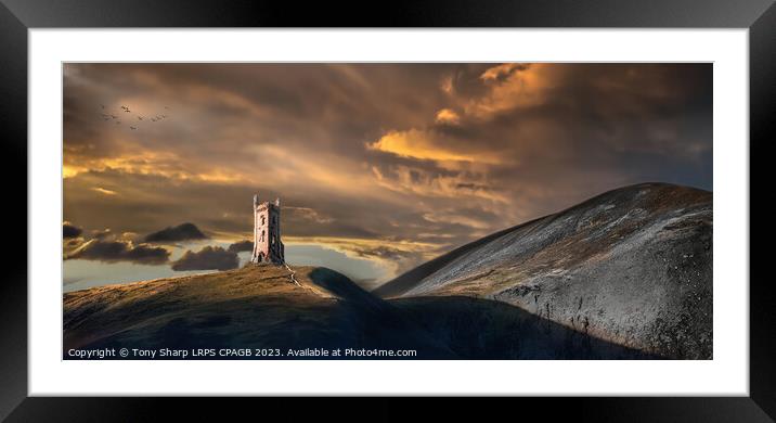 THE WATCHTOWER Framed Mounted Print by Tony Sharp LRPS CPAGB
