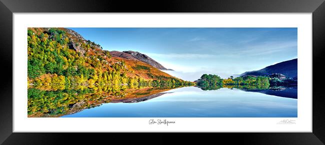 Glen Strathfarrar in autumn panoramic Framed Print by JC studios LRPS ARPS