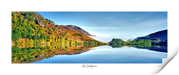 Glen Strathfarrar in autumn panoramic Print by JC studios LRPS ARPS