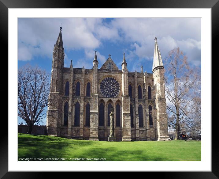 Durham Cathedral  Framed Mounted Print by Tom McPherson