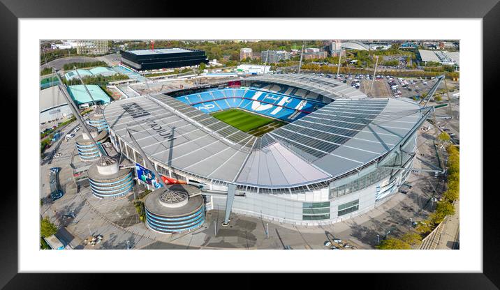 The Etihad Stadium Framed Mounted Print by Apollo Aerial Photography
