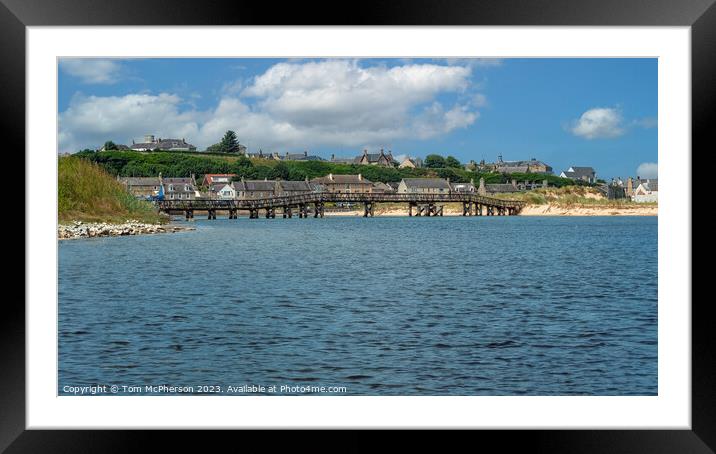 Lossiemouth Footbridge Framed Mounted Print by Tom McPherson