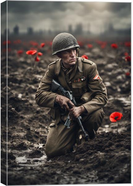 Remembrance Canvas Print by Picture Wizard