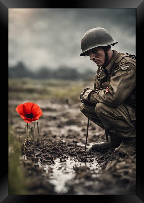 Remembrance Framed Print by Picture Wizard