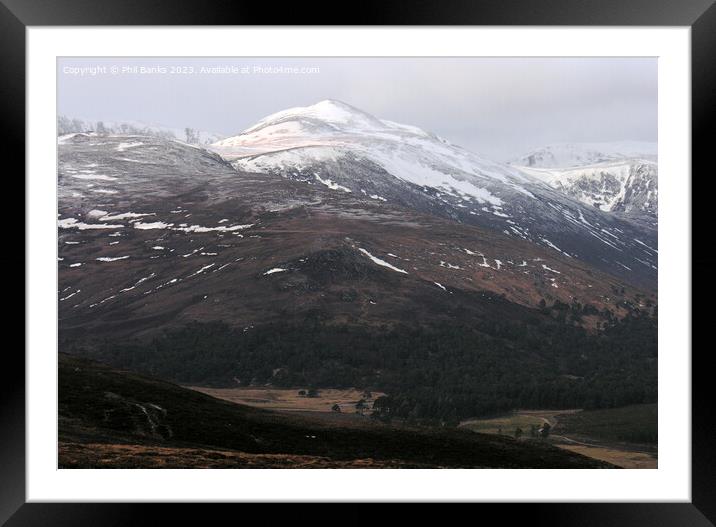 Derry Cairngorm Framed Mounted Print by Phil Banks