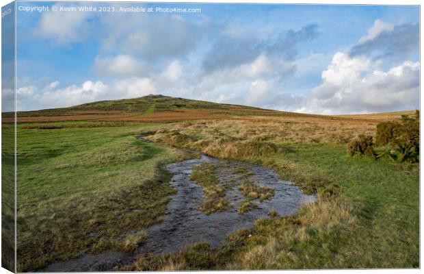 Cox Tor view after the rainfall Canvas Print by Kevin White