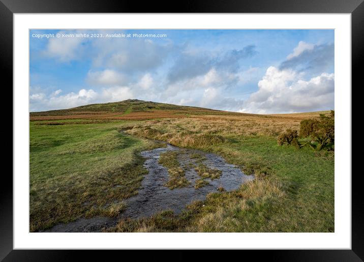 Cox Tor view after the rainfall Framed Mounted Print by Kevin White