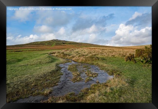 Cox Tor view after the rainfall Framed Print by Kevin White