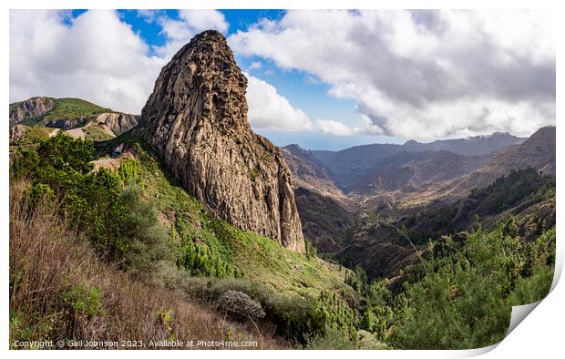 Outdoor mountain Print by Gail Johnson