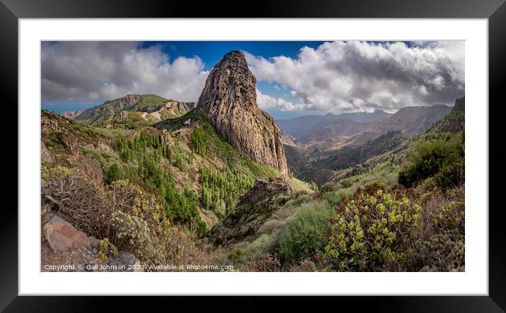 Outdoor mountain Framed Mounted Print by Gail Johnson