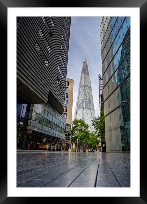 Framing The Shard Framed Mounted Print by Jason Wells