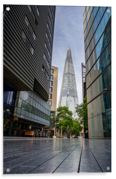 Framing The Shard Acrylic by Jason Wells