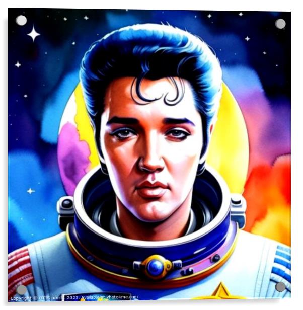 ELVIS 2 Acrylic by OTIS PORRITT