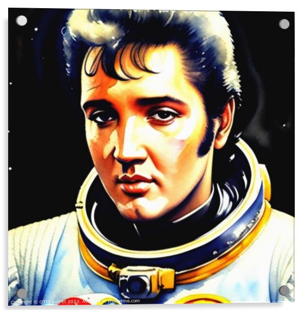 ELVIS 5 Acrylic by OTIS PORRITT