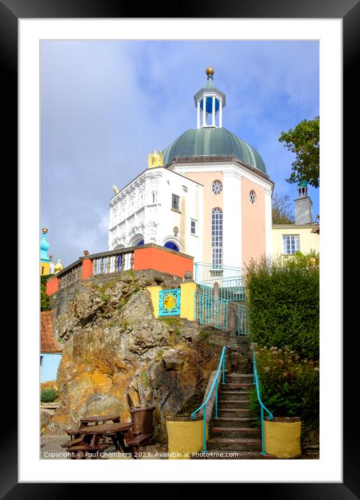 Folly In Portmeirion Framed Mounted Print by Paul Chambers