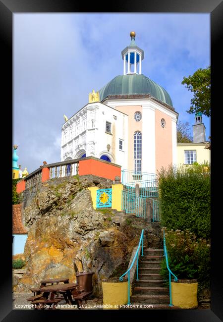 Folly In Portmeirion Framed Print by Paul Chambers
