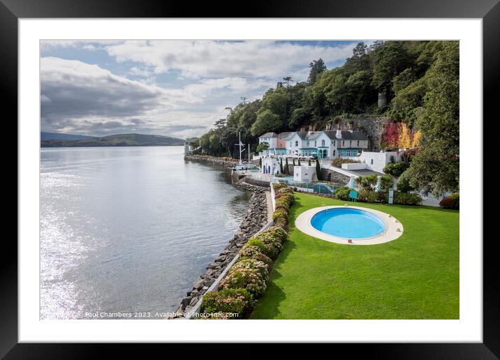 Hotel Portmeirion Framed Mounted Print by Paul Chambers