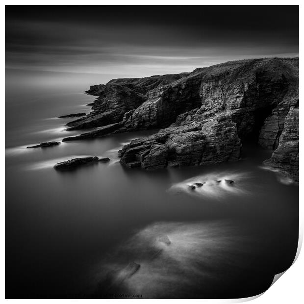 Arbroath Cliffs Print by Dave Bowman