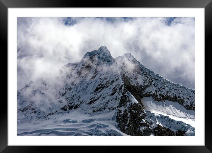 High in the clouds Framed Mounted Print by Steve Painter