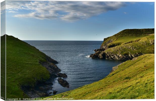 Port Quin, North Cornwall, Seascape Canvas Print by  Garbauske