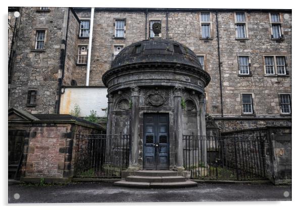 Bloody Mackenzie Mausoleum In Greyfriars Kirkyard, Edinburgh Acrylic by Artur Bogacki