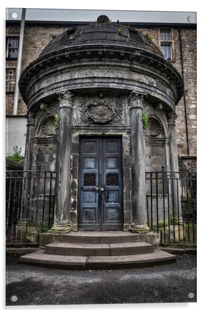 Bloody Mackenzie Mausoleum In Edinburgh Acrylic by Artur Bogacki