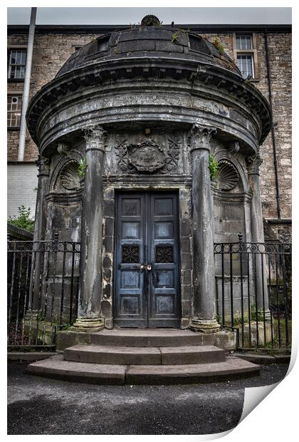 Bloody Mackenzie Mausoleum In Edinburgh Print by Artur Bogacki